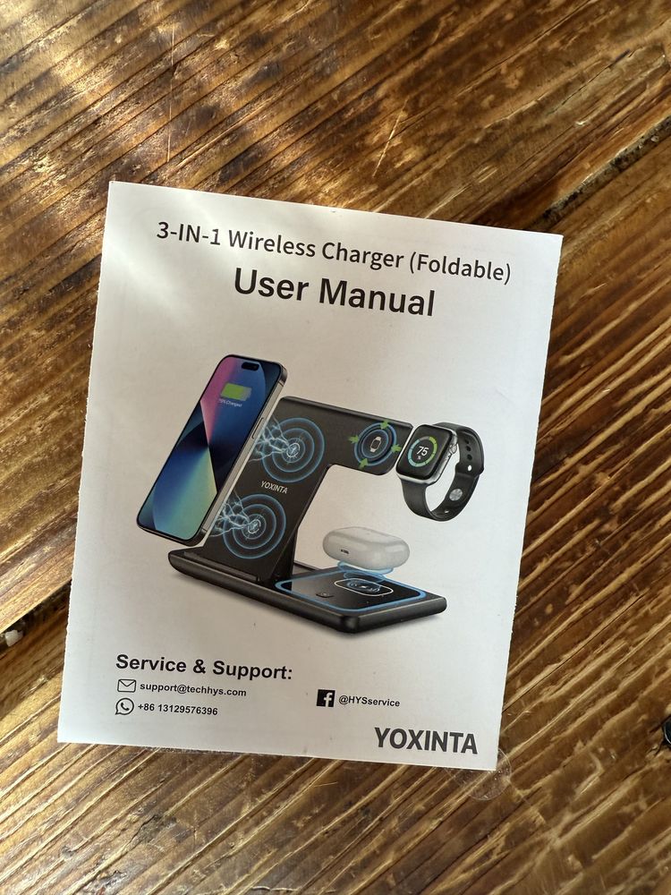 Ładowarka indukcyjna 3in1
