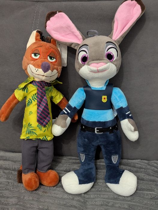 М'які іграшки Зоотрополіс  Джуді і Нік
