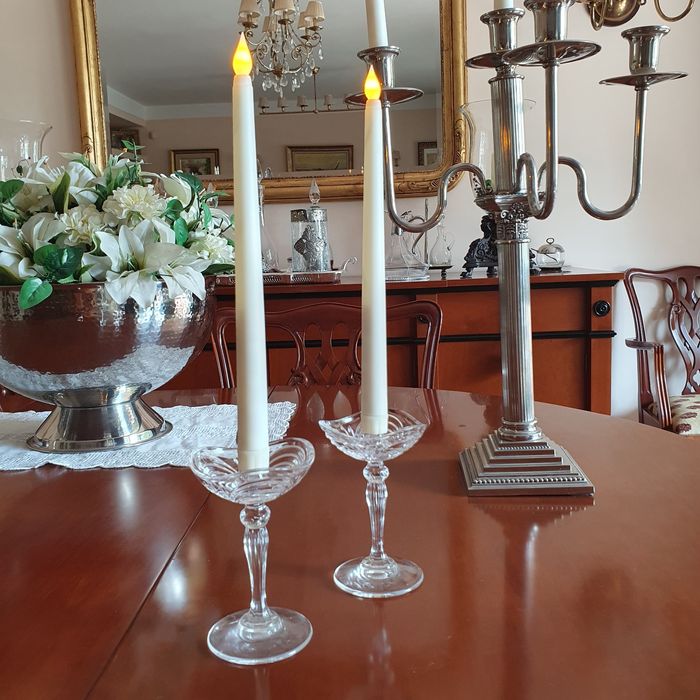 Castiçais Cristal D'Arques