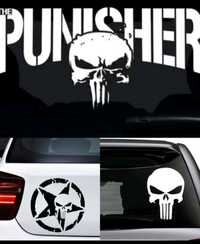 The Punisher наклейки череп на автомобиль пунишер