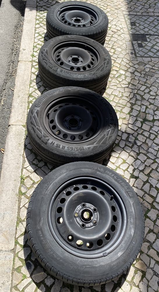 Jantes Ferro com Pneus R15 Astra H