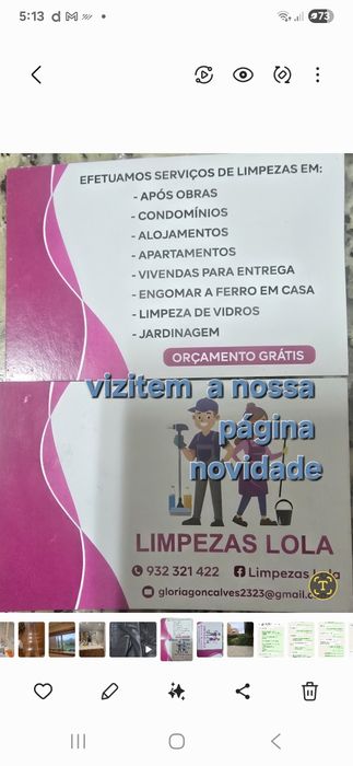 Limpezas   Lola   casas