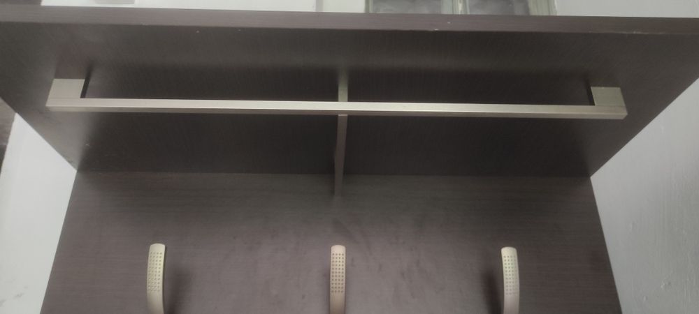 Zestaw do przedpokoju, wieszak + półka na buty, Garderoba