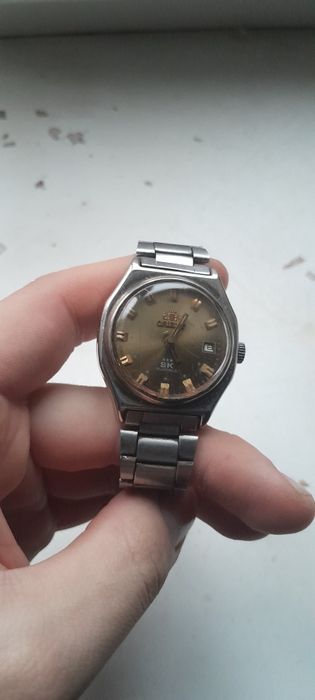 мужские наручные часы Orient SK с 21 камнем.