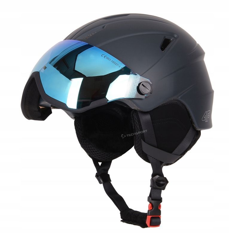 4f Kask Narciarski Z Szybą Wizjer rozm S/m 55-59cm
