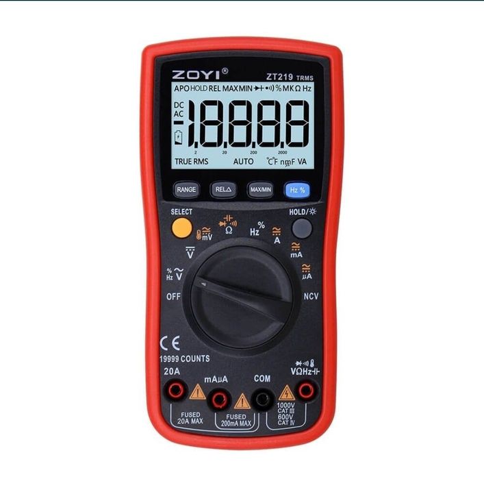 Zoyi Zt219 мультиметр батарейки