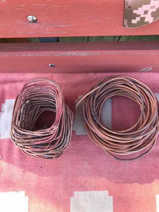 Мідна шина і мідна проволока