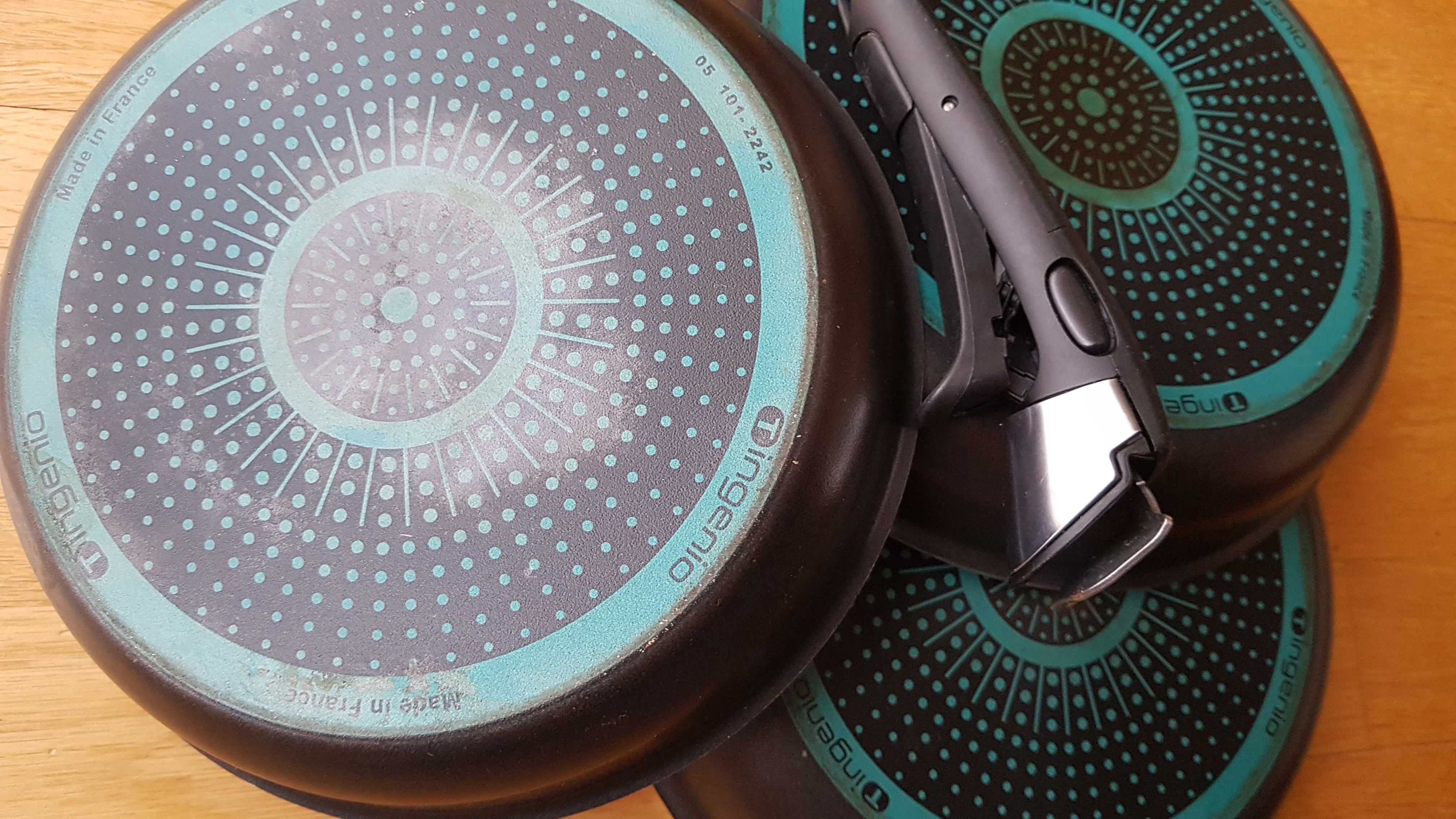 TEFAL Ingenio Extra 3 patelnie 22, 24 i 26 cm, nowa rączka