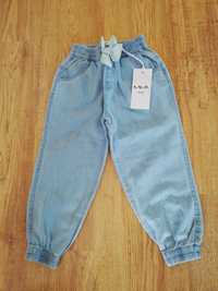 Joggery jeans ciekie 51015 rizm 104 nowe