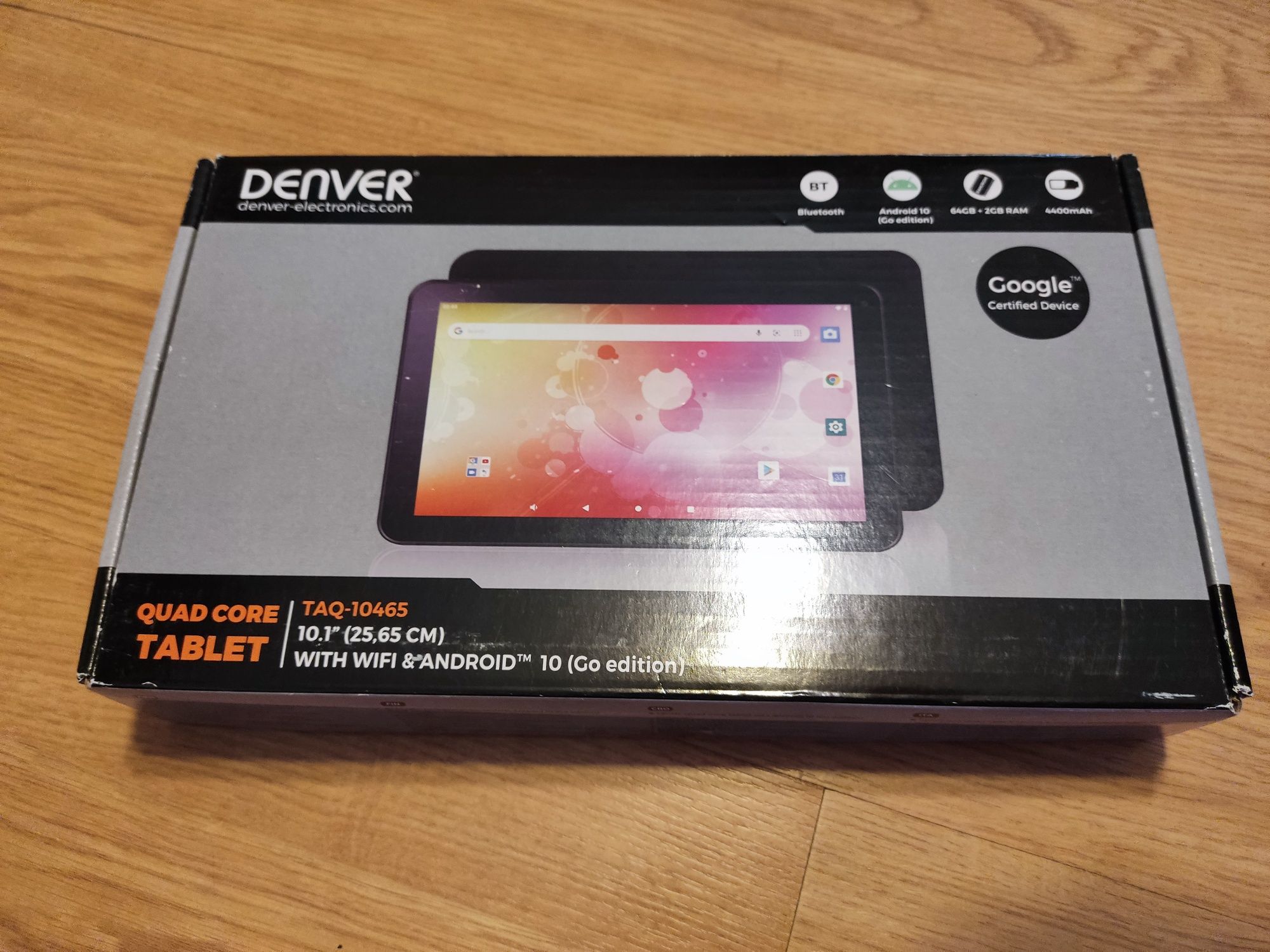 Tablet Denver com ecrã partido para peças - muito bom estado