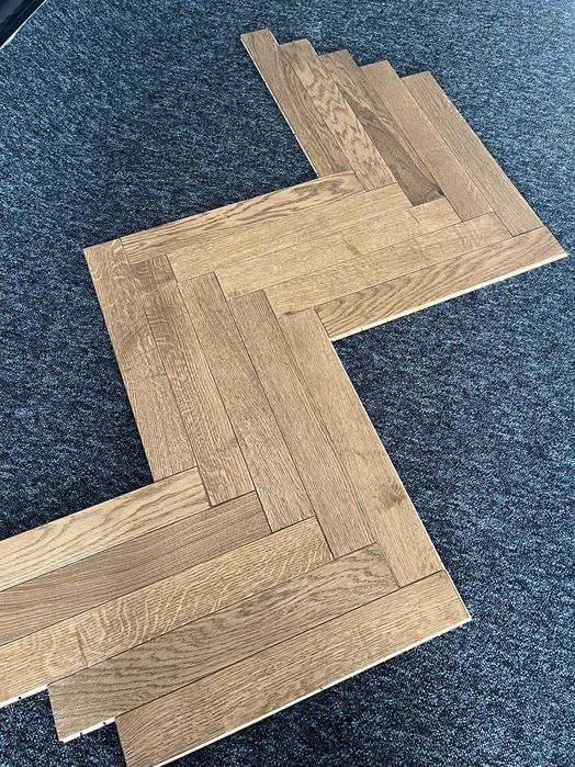 Jodełka klasyczna dębowa 11x68x470 Lakier - Select