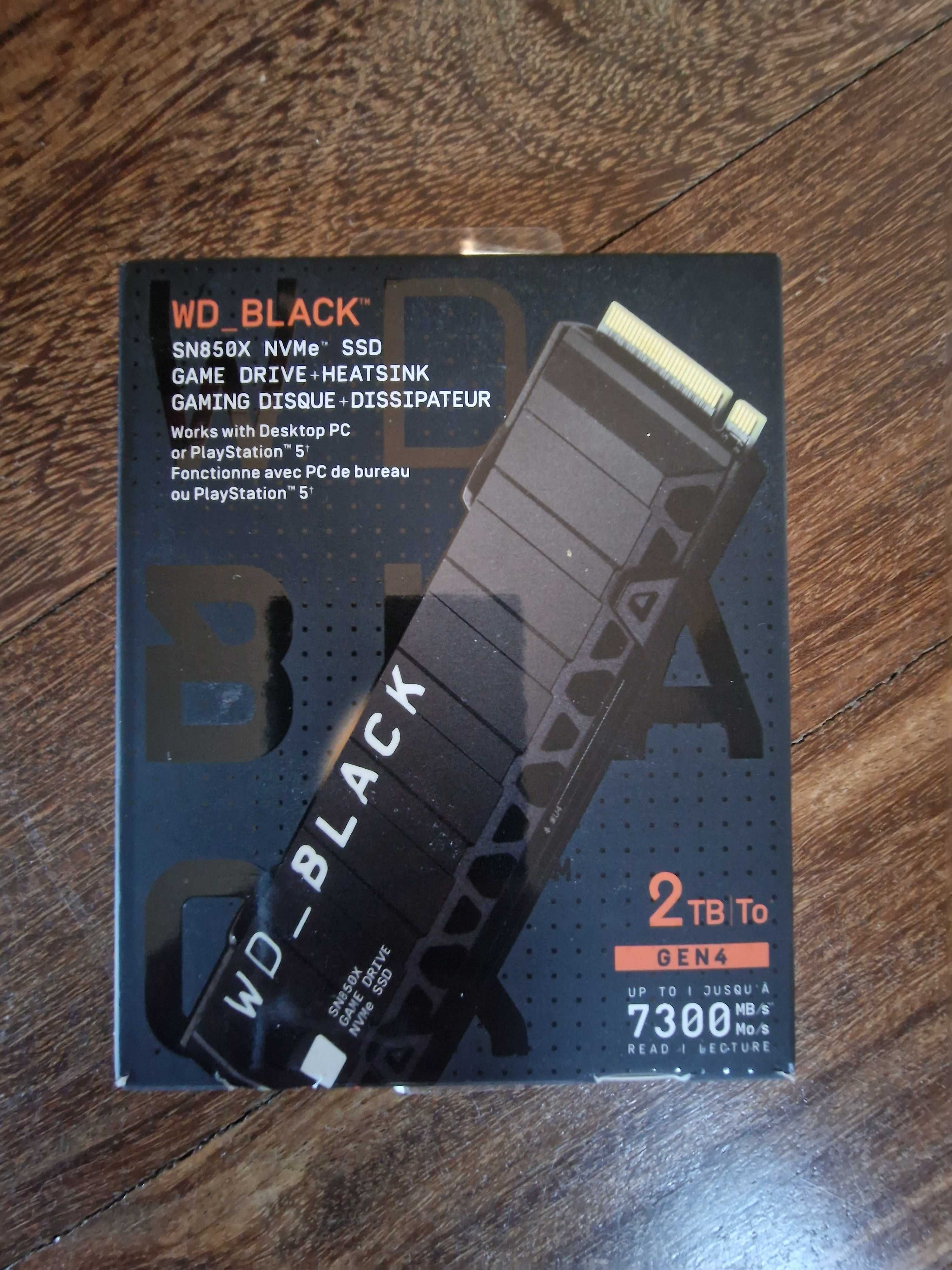 WESTERN DIGITAL BLACK SN850X 2TB - 3 discos NOVOS com garantia