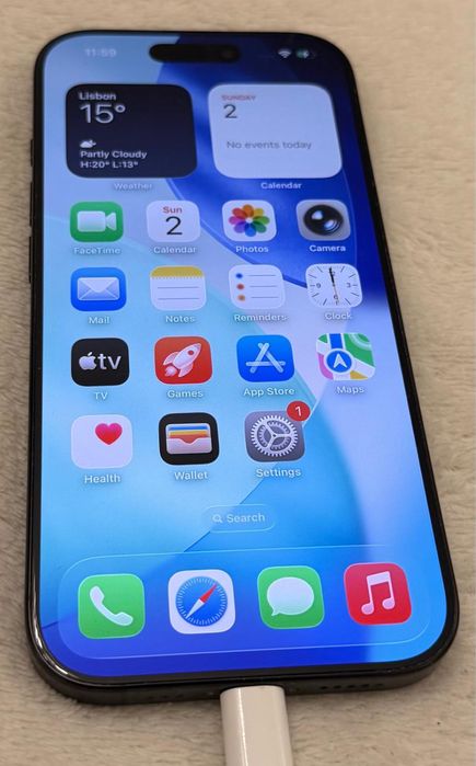 iPhone 16 Pro 256GB Preto — Em Bom Estado