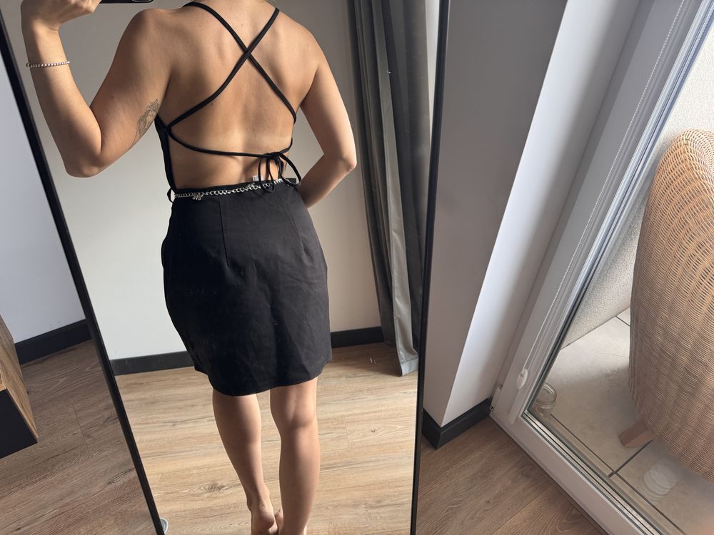 Sukienka h&m sznurowane plexcy