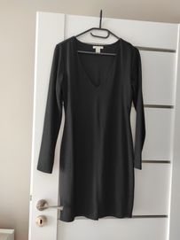 Sukienka czarna rozmiar S H&M