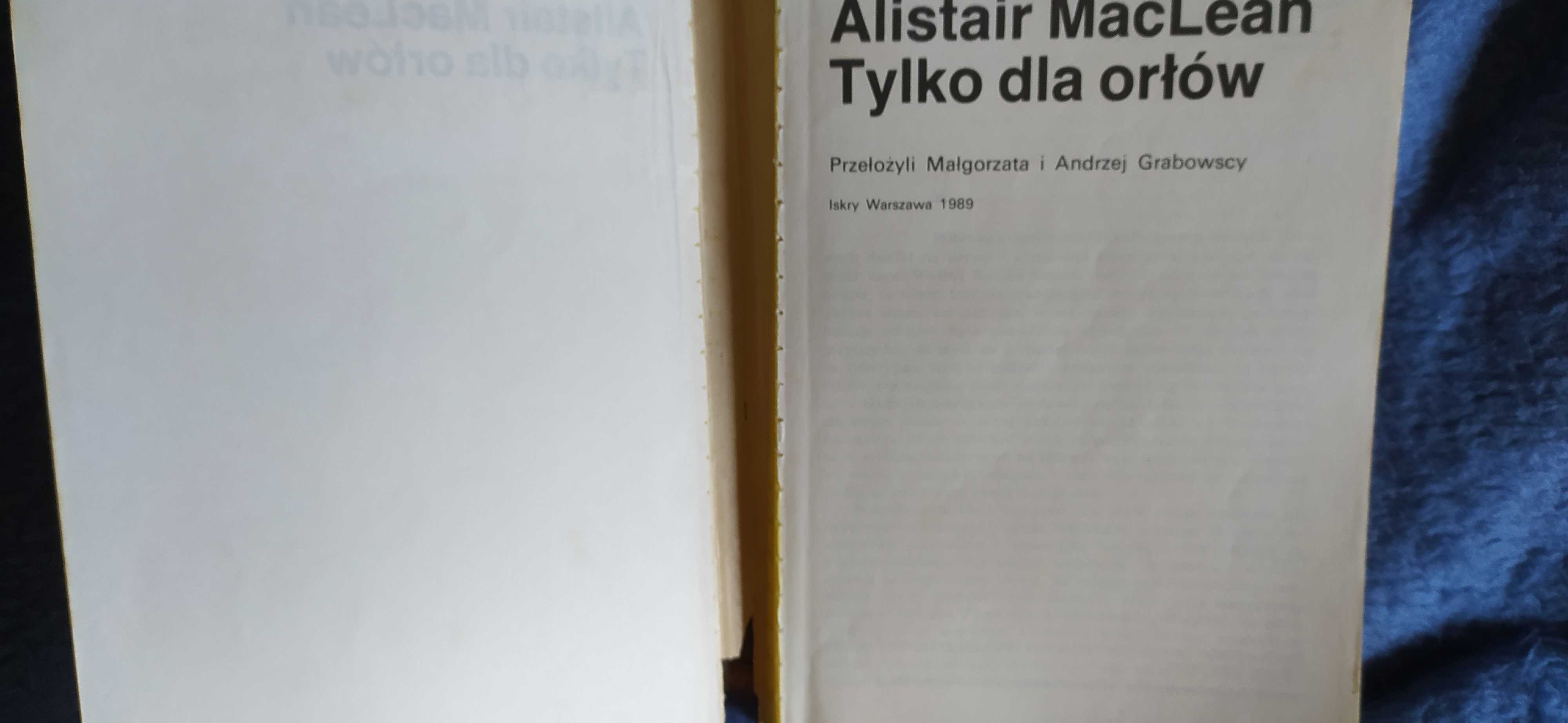 Tylko dla orłów Alistair MacLean