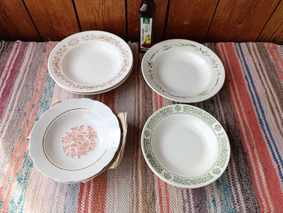 Тарелки, советские, новые, Стаканы, и другая посуда