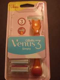 Gillette Simply Venus 3 maszynka + ostrza dla kobiet