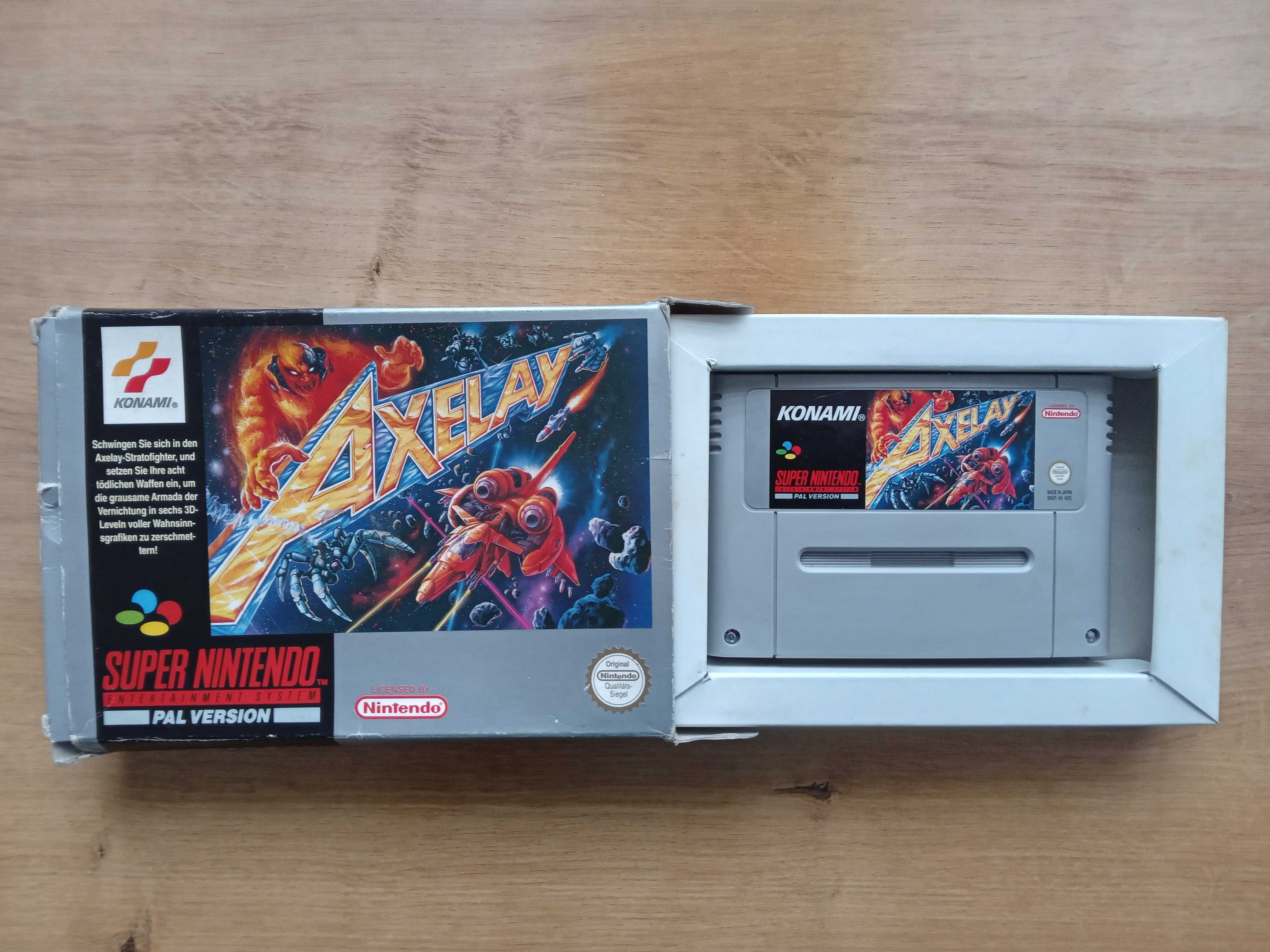 Gra SNES - Axelay - PAL - BOX