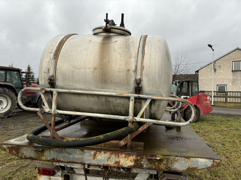 Zbiornik 1000 litrów aluminiowy nie Mauzer
