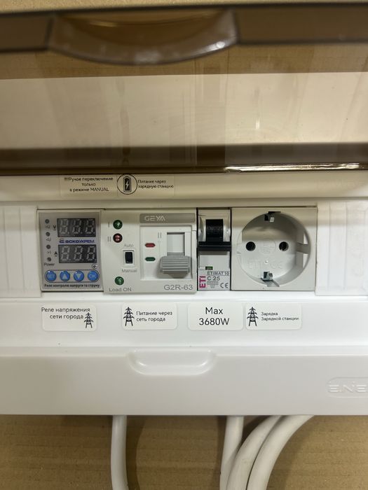 Щит АВР для подключения EcoFlow/Bluetti и зарядки от сети,АВР инвертор