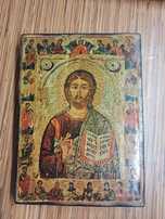 Ikona Jezus Chrystus Pantokrator z apostołami