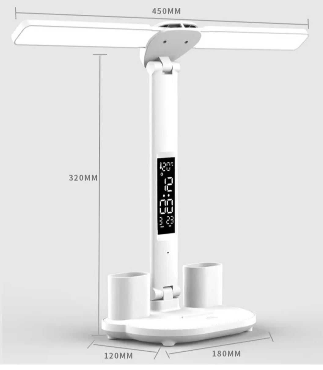 Lampka biurkowa LED z akumulatorem lampka szkolna USB