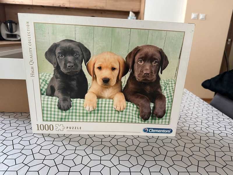 Clementoni 1000 three labs puzzle