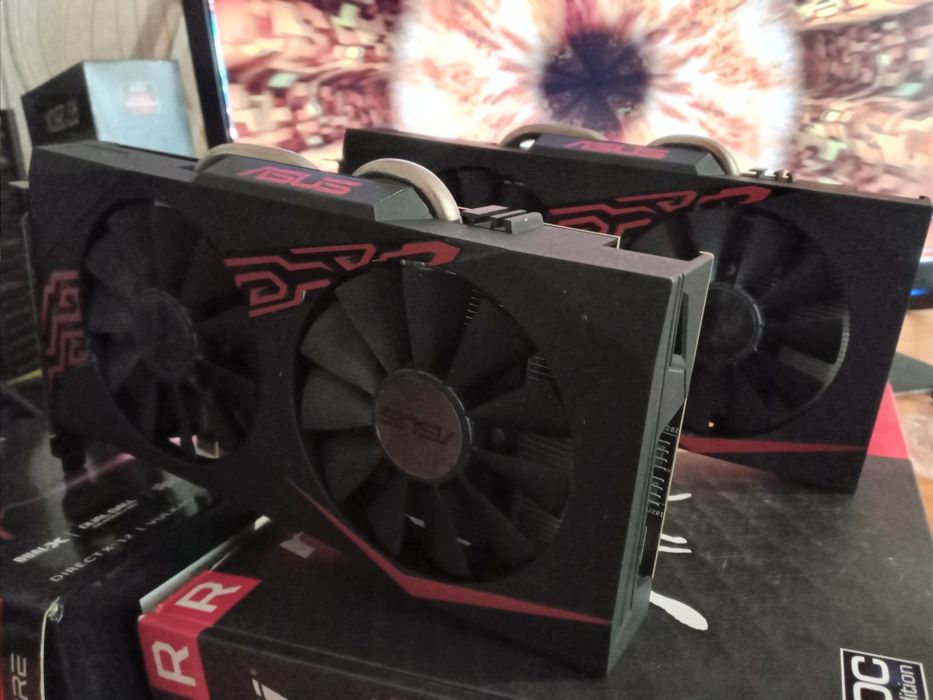 игровый видеокарты rx470/570/580 4гб/8 гб