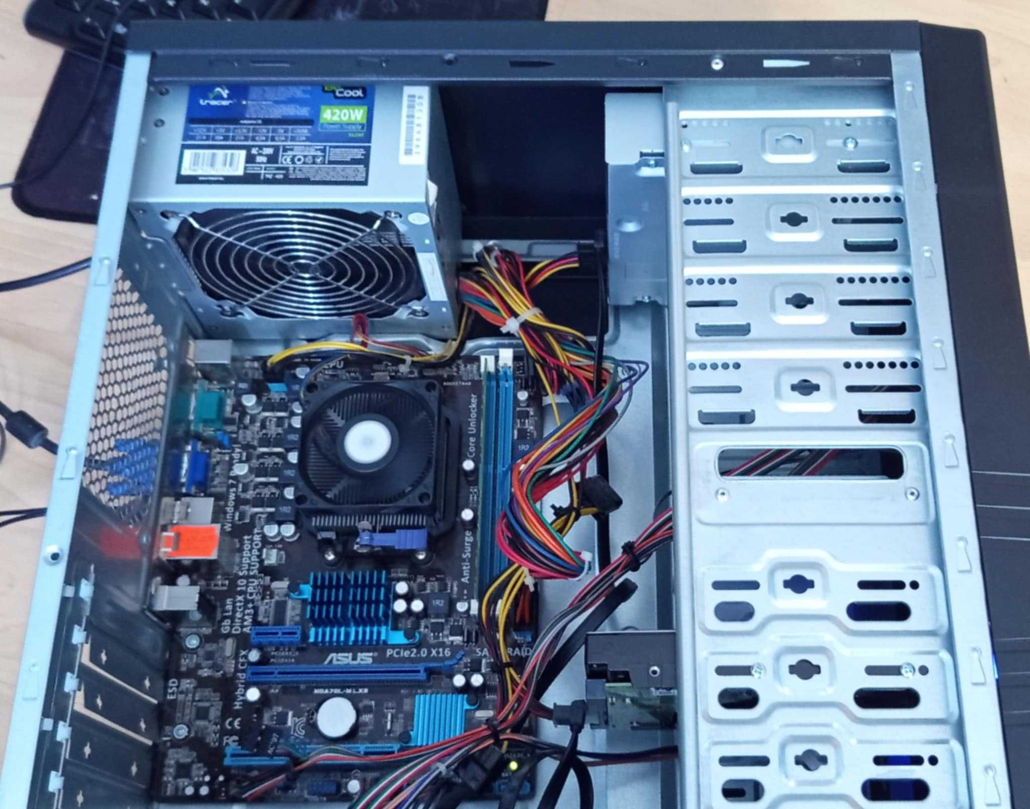 Gotowy do pracy! Zestaw PC + 2 monitory | Windows 10 | Biuro/gry retro