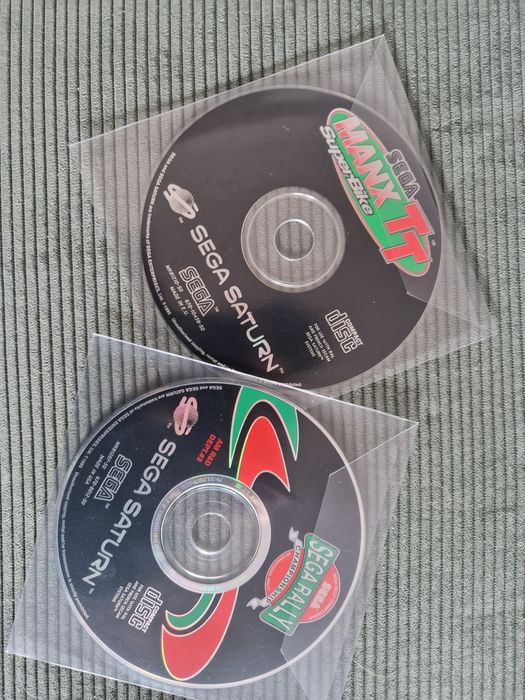 Sega Rally + Manx TT SuperBike Gry Gra Sega Saturn