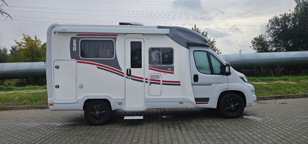 Ilusion 590 FF PREMIUM  Idealny kamper dla dwóch osób, 2x klimatyzacja, Wyposażony, Tylko 6m