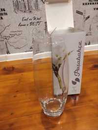 Ваза скло стеклянная Pasabahce 26 см 2 шт Скляна ваза для квітів