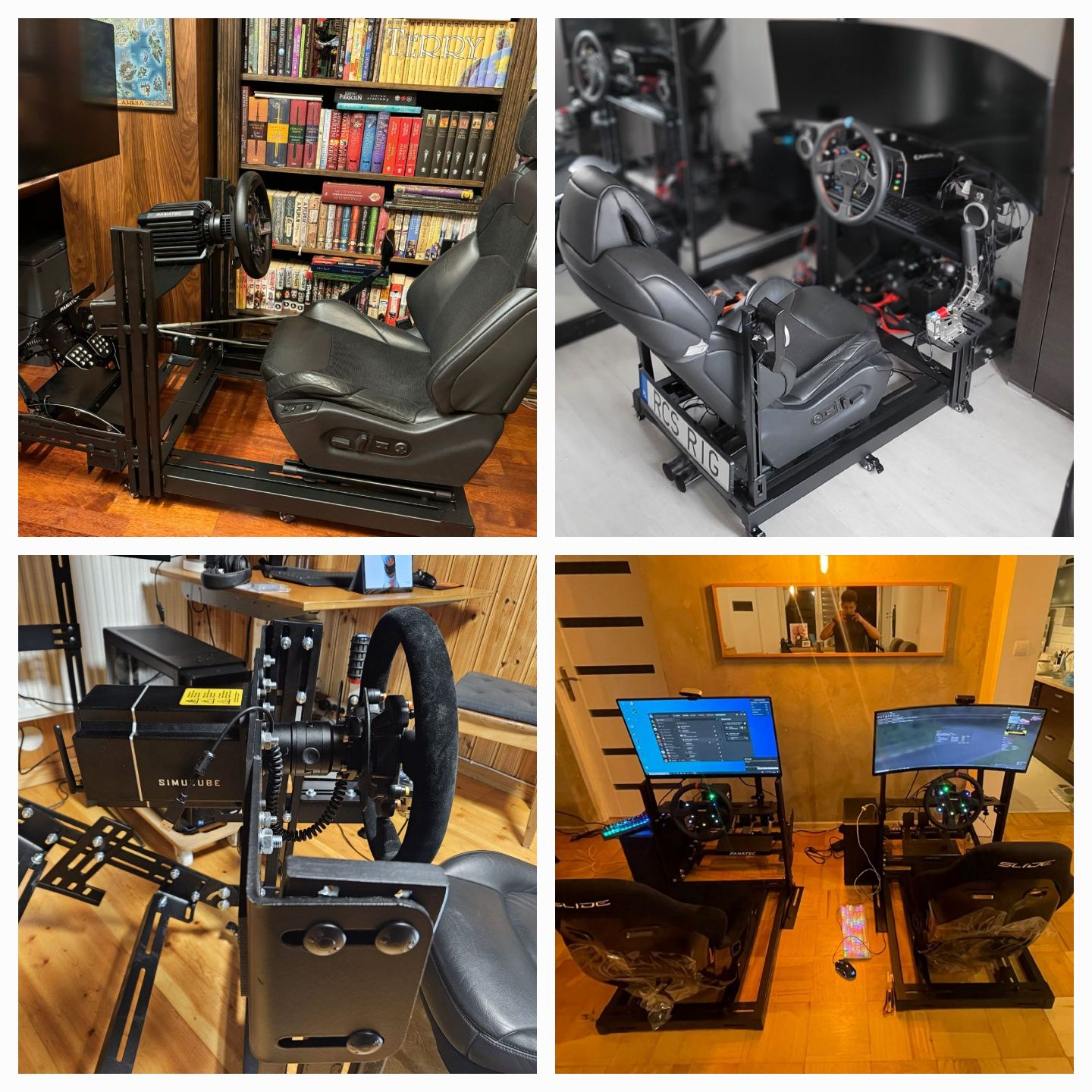 Stelaż do Simracingu, sim rig do Direct Drive, Fanatec, Moza, Simagic