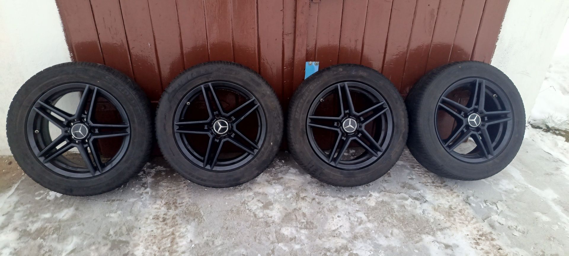 Alufelgi Mercedes C E klasa 17" 5x 112 ET48,5 Czujniki ciśnienia