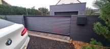 Brama żaluzja, żaluzjowa aluminiowa profil 120x20