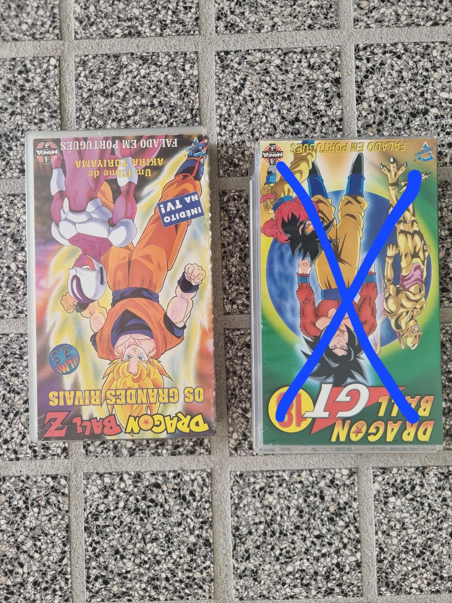 Cassetes VHS dragon ball e outros
