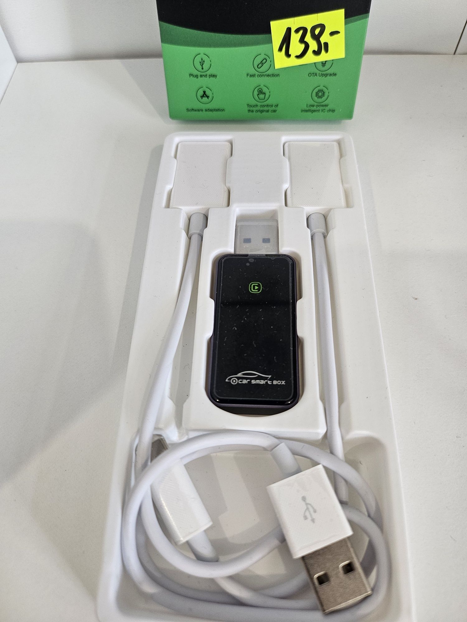 Adapter Bezprzewodowy Carplay KLUCZ SAMOCHODOWY