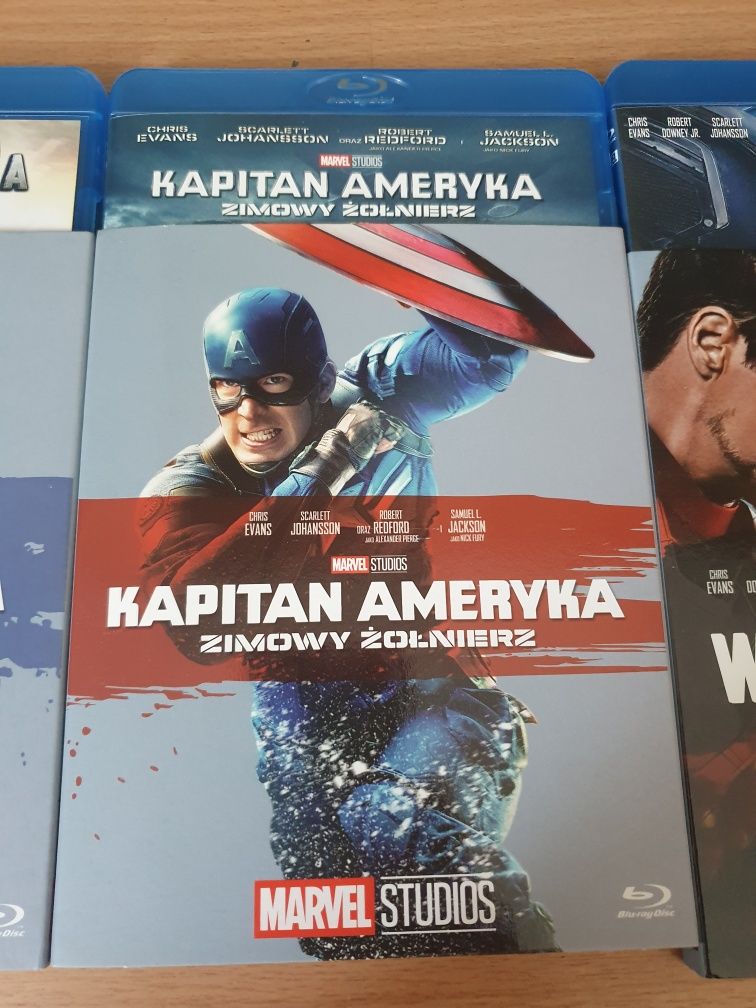 Kapitan ameryka trylogia blu-rey