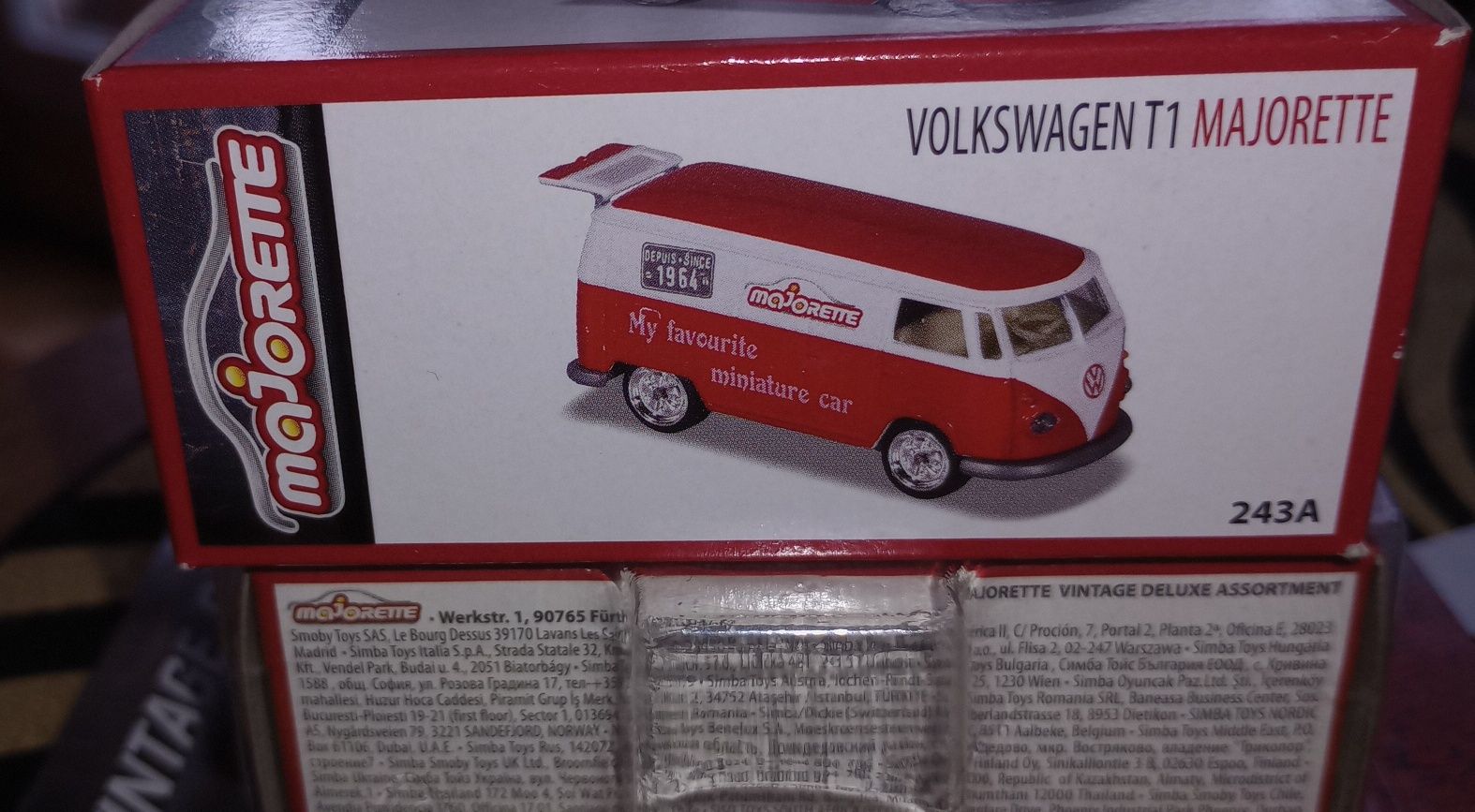 Model Majorette Volkswagen VW T1
