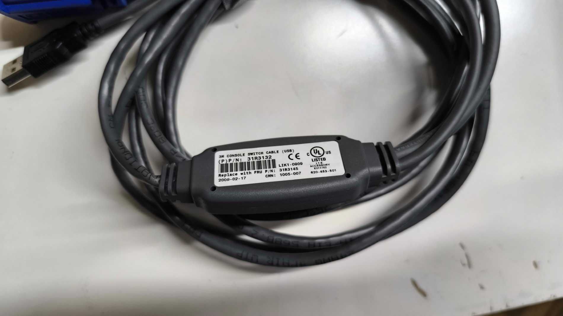 Cabos KVM Fujitsu Siemens e IBM