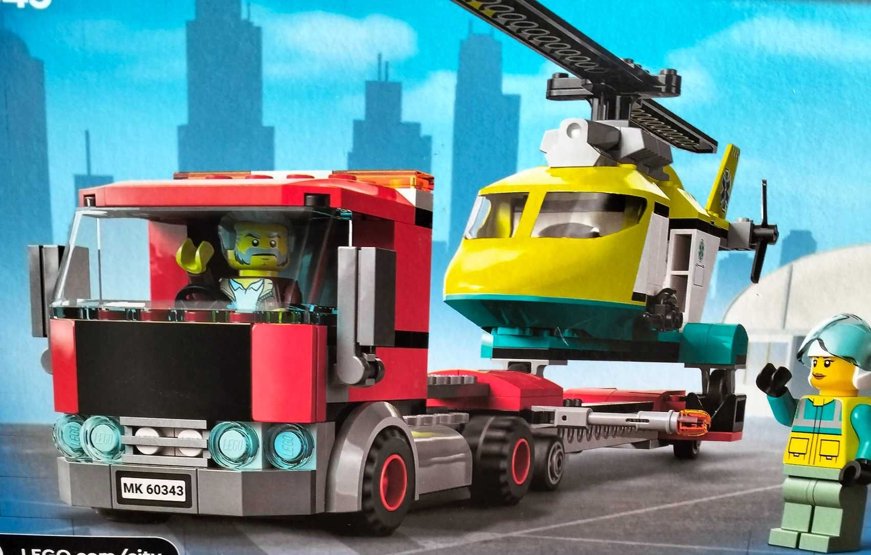 LEGO City 60343 Laweta helikoptera ratunkowego