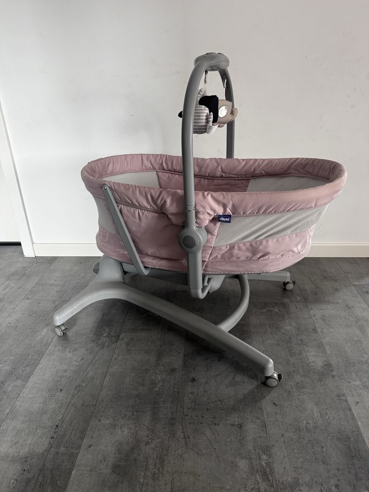 Łóżeczko Chicco, Baby Hug 4in1, kołyska, leżaczek, krzesełko