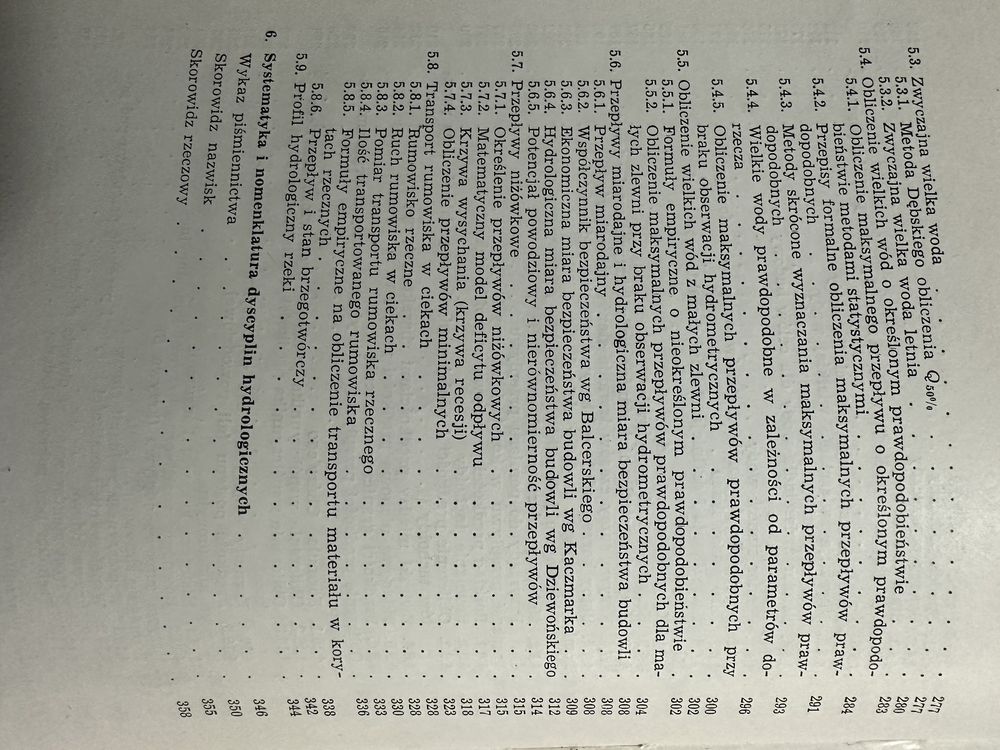 Hydrologia Inżynierska