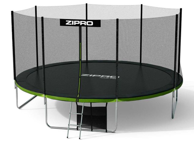 Батут Zipro Jump Pro 435 см з зовнішньою сіткою