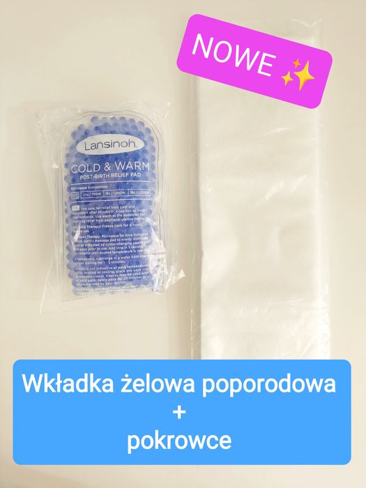 Wkładki żelowe poporodowe terapia ciepłem i zimnem