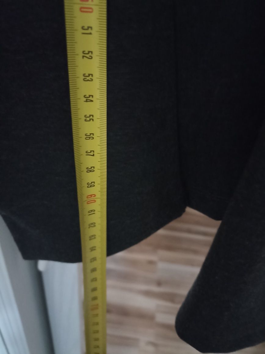 Żakiet bez zapięcia Reserved xl ciemno szary