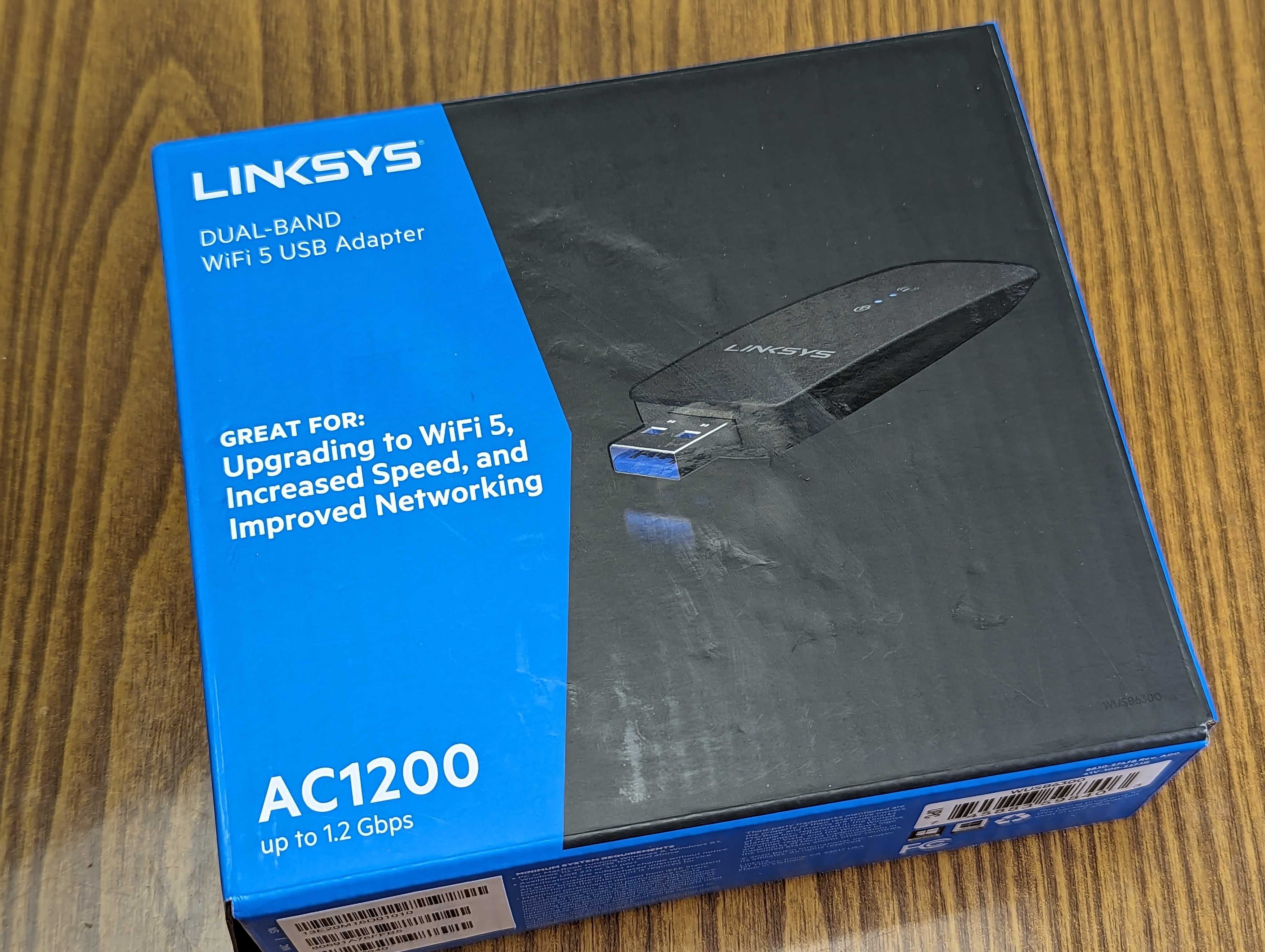 Wi-Fi адаптер сетевая карта Linksys WUSB6300V2 USB3.0 2,4/5 ГГц