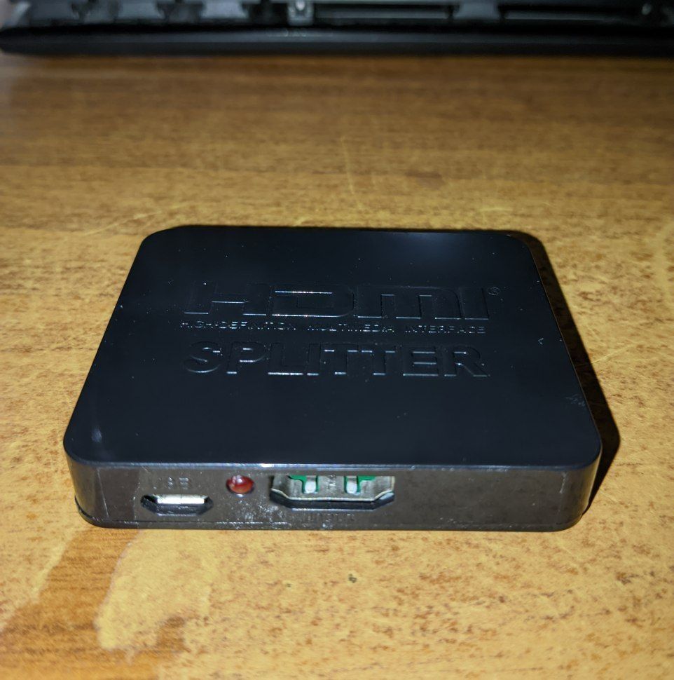 HDMI 1 на 2 порти спліттер 1080P 1x2 розгалужувач HDMI Splitter USB