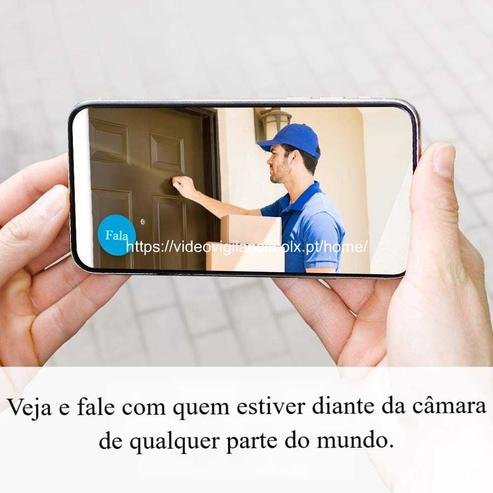 3 Câmaras C/Bateria‼️ S/fios ‼️ À prova de água ‼️ Compatível c/ Alexa